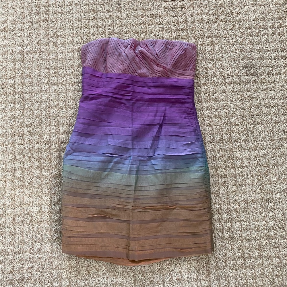 Alice & Olivia Rainbow Mini Dress - Picture 2 of 3